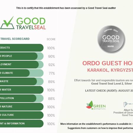 Ordo Hotel Karakol Extérieur photo